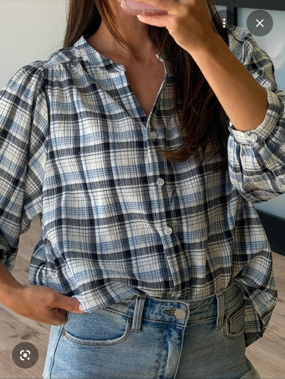 Talulah Blue Plaid Button Down Shirt Revolve STalulah Blue Plaid Button Down Shi